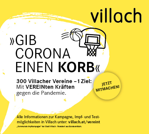 Wir unterstützen die Impfkampagne der Stadt Villach!